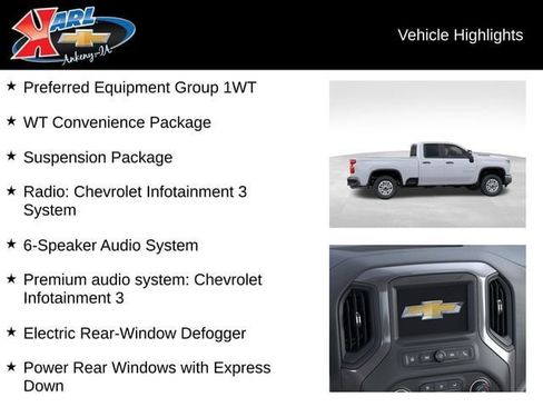 New 2026 Chevrolet Silverado 2500 W/T w/ WT Convenience Package AWD/4WD image 3