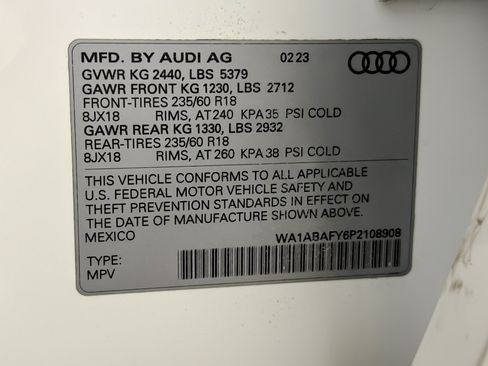 Used 2023 Audi Q5 2.0T Premium w/ Convenience Package AWD/4WD image 27