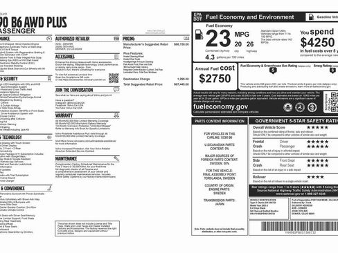 Used 2025 Volvo XC90 B6 Plus image 4