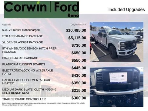 Used 2025 Ford F350 XL w/ STX Appearance Package AWD/4WD image 3
