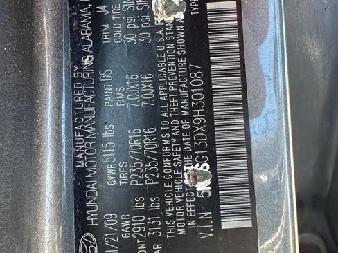 Used 2009 Hyundai Santa Fe GLS w/ Popular Equipment Pkg 2 FWD image 41