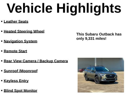 Used 2025 Subaru Outback Onyx Edition w/ Popular Package #2 AWD/4WD image 37