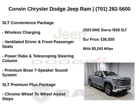 Used 2023 GMC Sierra 1500 SLT w/ SLT Premium Plus Package image 38