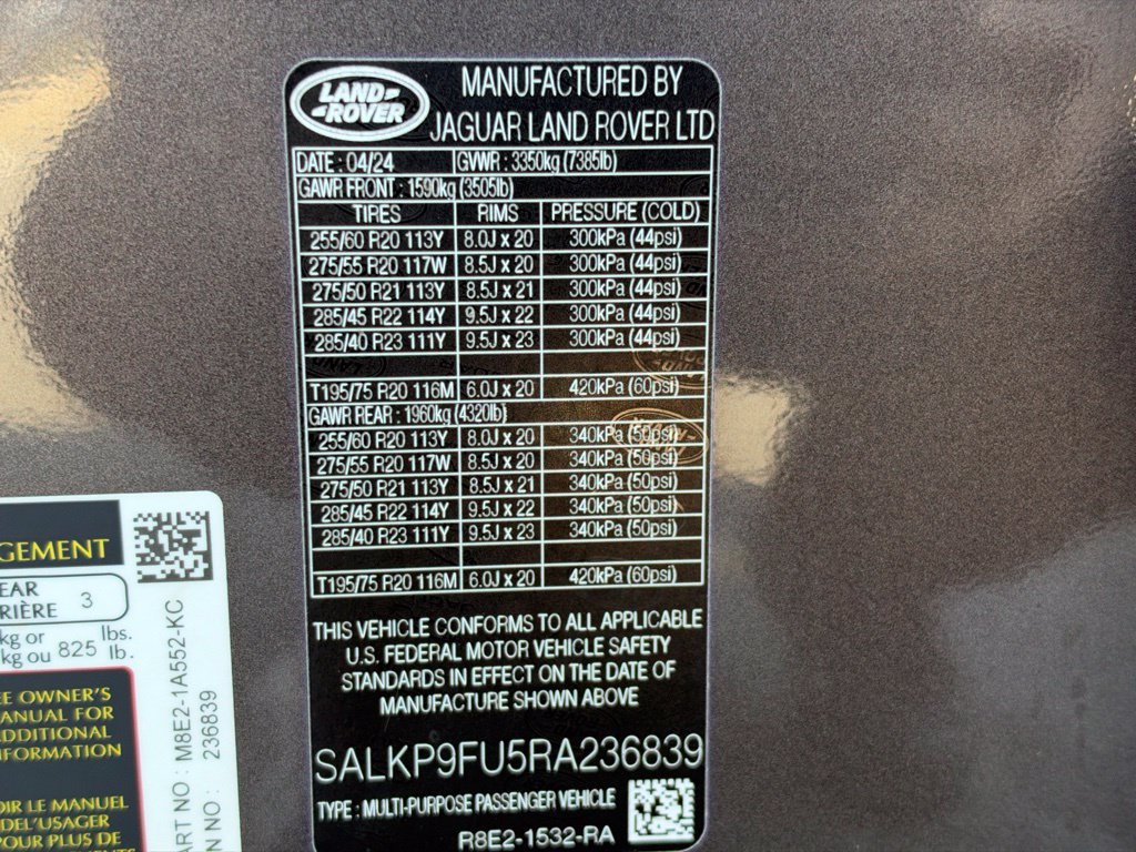 Used 2024 Land Rover Range Rover SE AWD/4WD image 26