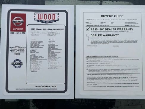 Certified 2025 Nissan Kicks Play S image 9