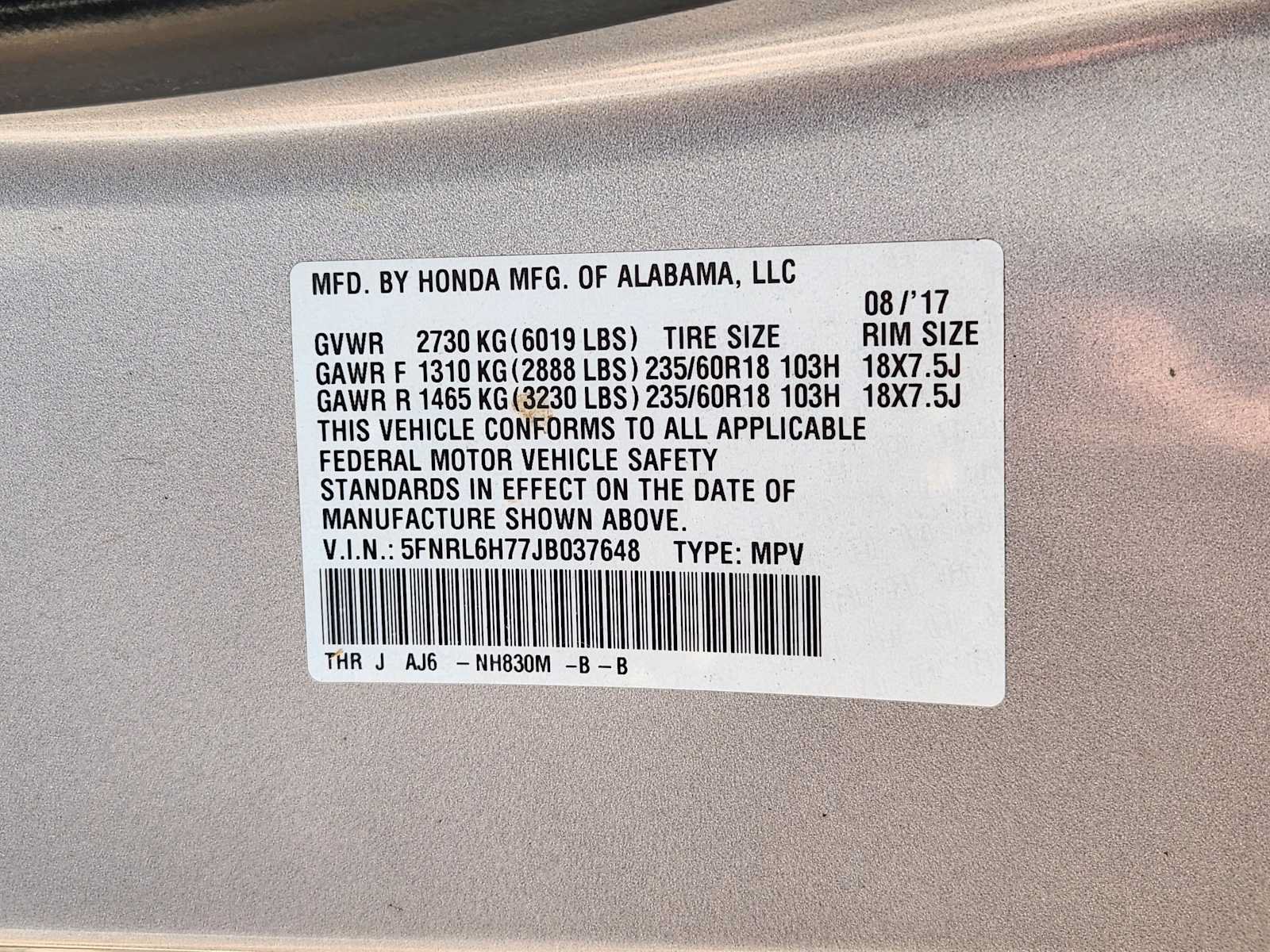 Used 2018 Honda Odyssey EX-L image 34