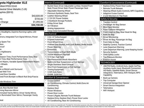 Used 2023 Toyota Highlander XLE FWD image 6