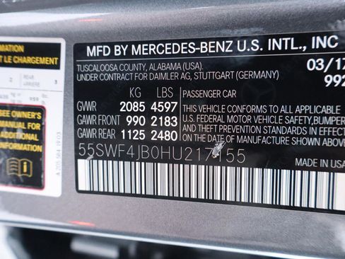 Used 2017 Mercedes-Benz C 300 Sedan w/ Premium 1 Package image 46