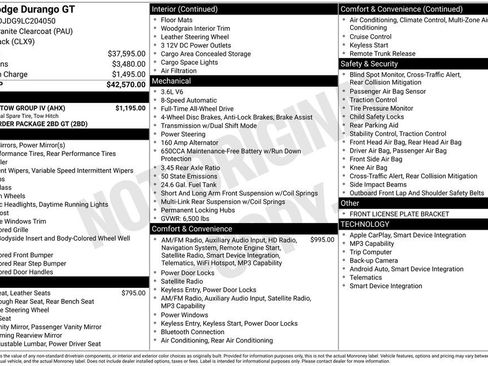 Used 2020 Dodge Durango GT w/ Trailer Tow Group IV image 6