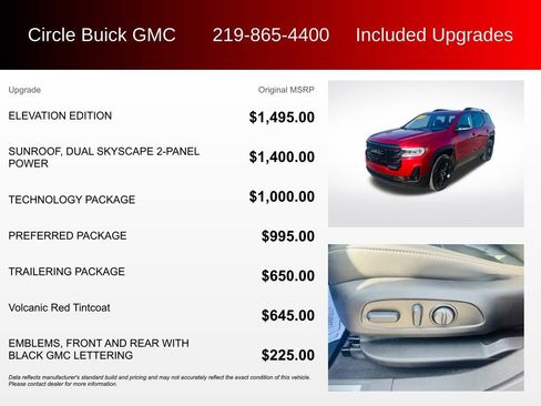 Used 2023 GMC Acadia SLT w/ Elevation Edition image 3