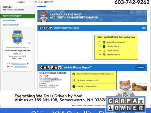 Used 2019 Jeep Grand Cherokee Altitude image 11