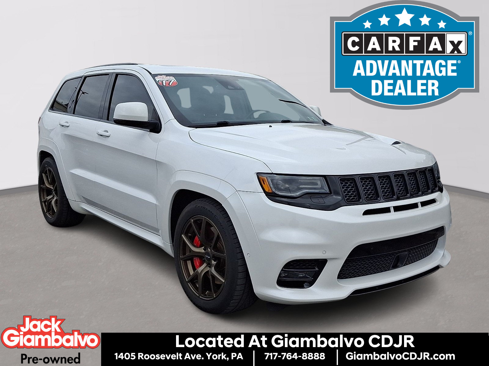 Used 2017 Jeep Grand Cherokee SRT w/ Trailer Tow Group IV AWD/4WD image 1