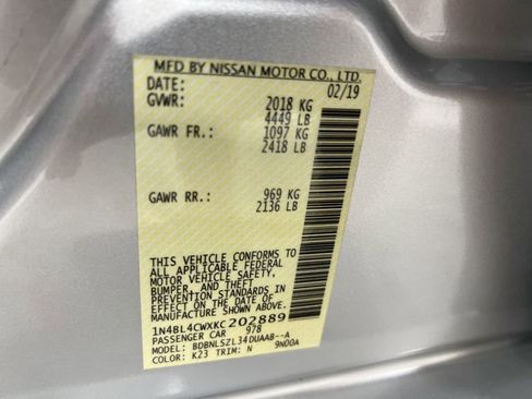 Used 2019 Nissan Altima 2.5 SR w/ SR Premium Package AWD/4WD image 28