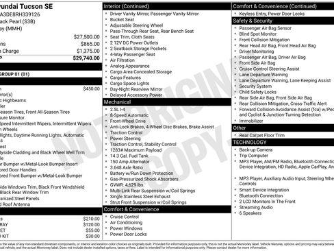 Certified 2024 Hyundai Tucson SE FWD image 2