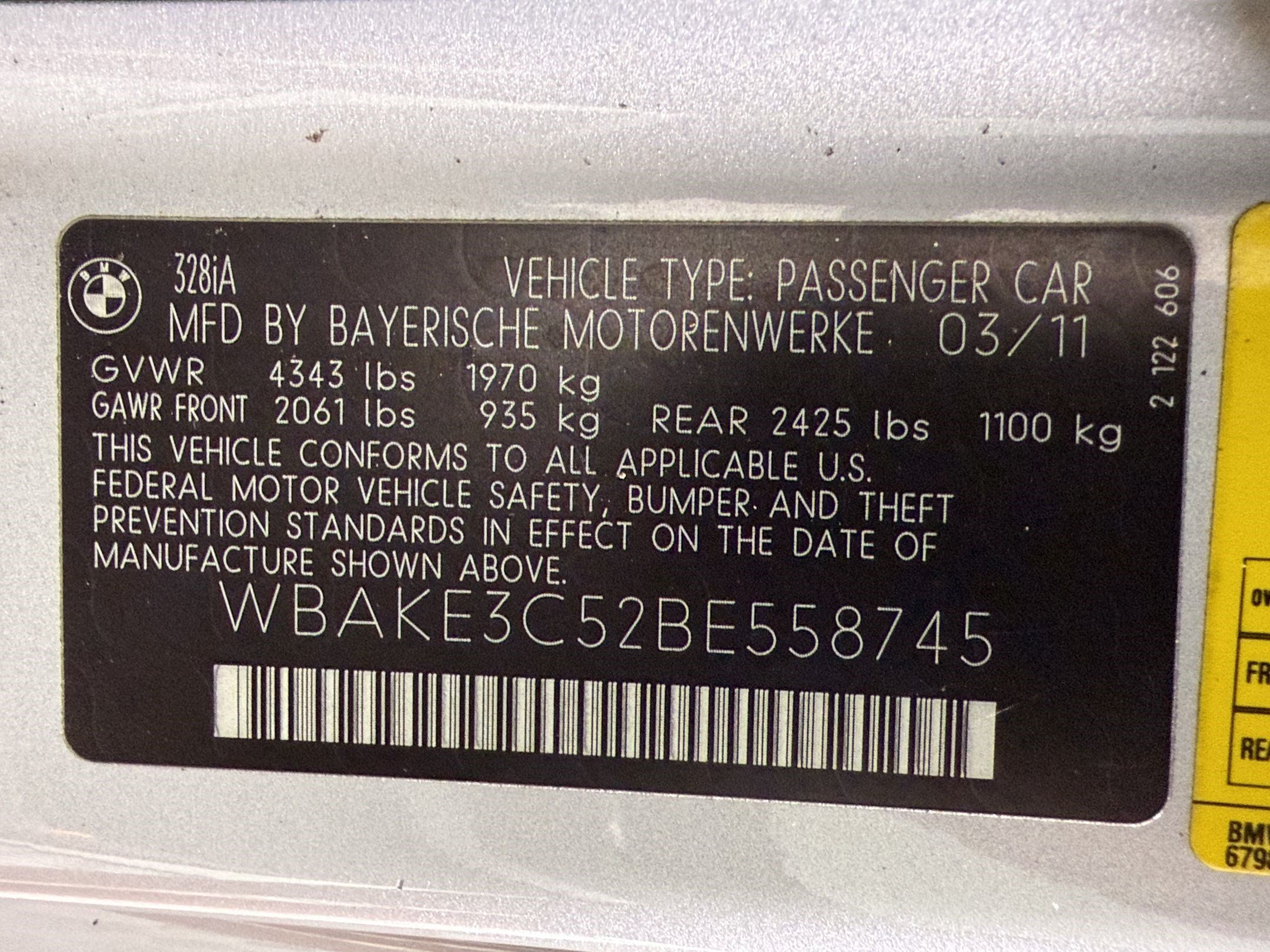Used 2011 BMW 328i Coupe RWD image 23