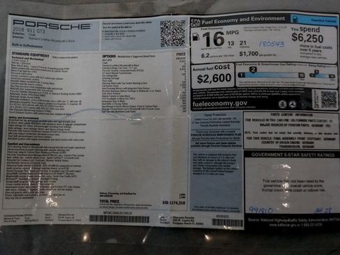 Used 2018 Porsche 911 GT3 image 98