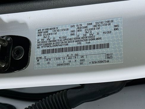 Used 2024 Ford F150 XLT w/ Equipment Group 302A MID image 12