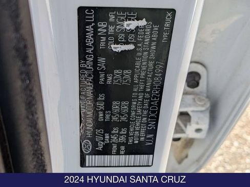Used 2024 Hyundai Santa Cruz SEL w/ Activity Package AWD/4WD image 31