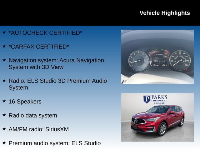 Used 2020 Acura RDX w/ Advance Package AWD/4WD image 4