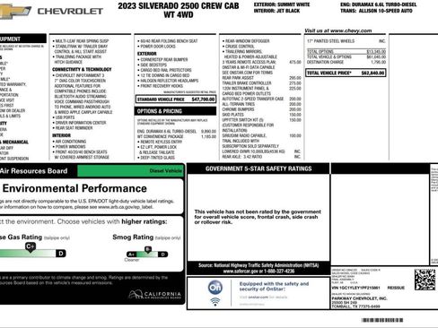 Used 2023 Chevrolet Silverado 2500 W/T w/ WT Convenience Package image 3