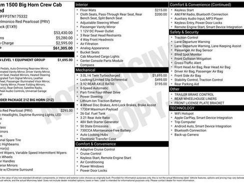New 2026 RAM 1500 Big Horn AWD/4WD image 33