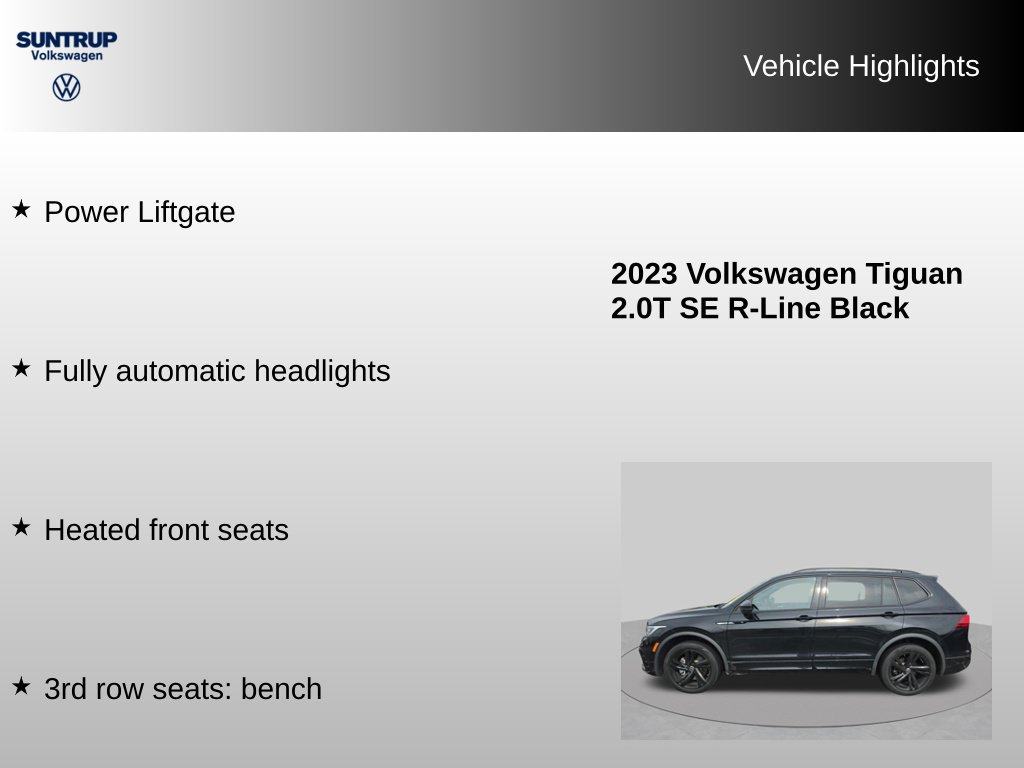 Used 2023 Volkswagen Tiguan SE R-Line FWD image 16