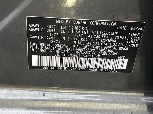 New 2025 Subaru Crosstrek 2.5i Limited w/ Popular Package #4A image 27