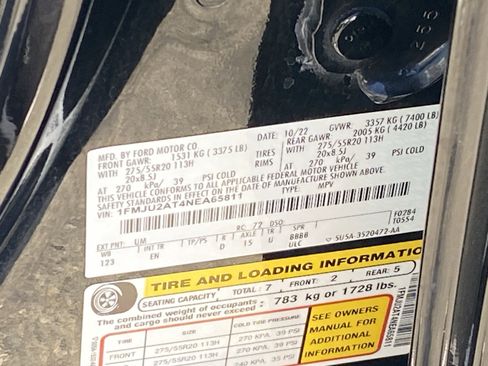 Used 2022 Ford Expedition Limited image 31