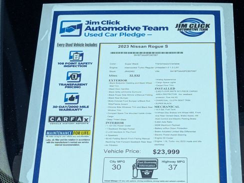 Used 2023 Nissan Rogue S FWD image 14