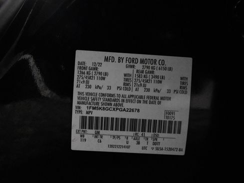 Used 2023 Ford Explorer ST w/ Equipment Group 401A AWD/4WD image 47