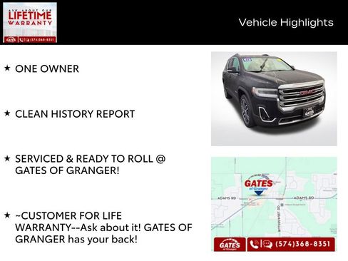 Used 2023 GMC Acadia SLT w/ Technology Package AWD/4WD image 7