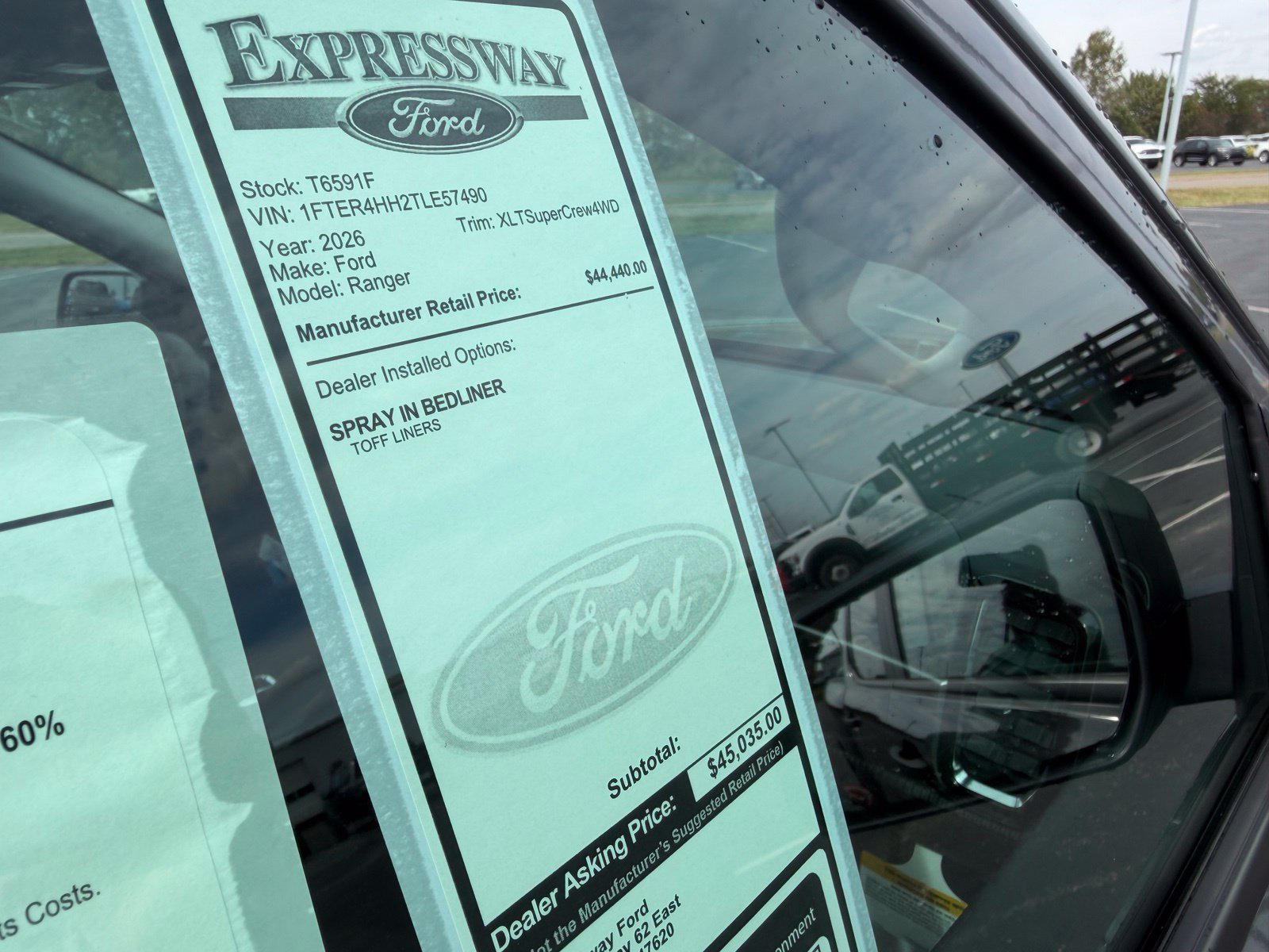 New 2026 Ford Ranger XLT w/ Equipment Group 301A High AWD/4WD image 11