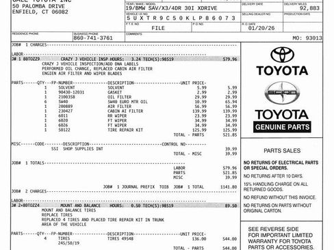 Used 2019 BMW X3 xDrive30i w/ Premium Package image 12