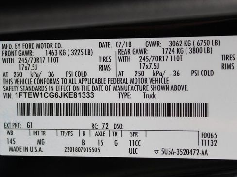 Used 2018 Ford F150 XLT RWD image 44