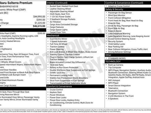 Used 2023 Subaru Solterra AWD image 2