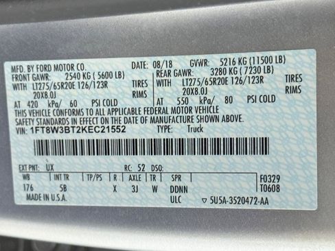 Used 2019 Ford F350 Lariat w/ Lariat Ultimate Package AWD/4WD image 32