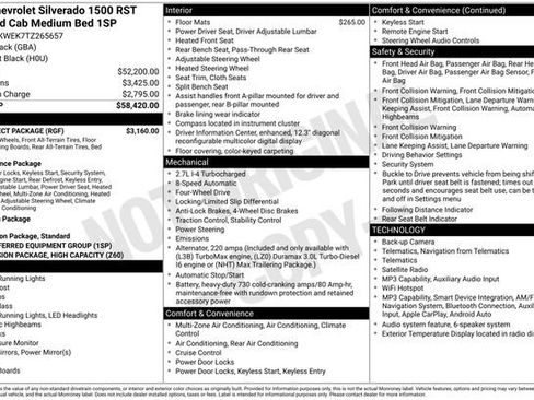 Used 2026 Chevrolet Silverado 1500 RST w/ RST Select Package AWD/4WD image 30