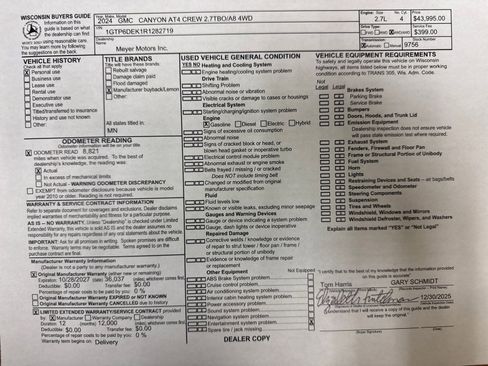 Used 2024 GMC Canyon AT4 w/ AT4 Premium Package image 28