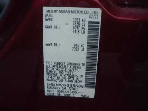Used 2022 Nissan Altima 2.5 SV image 25