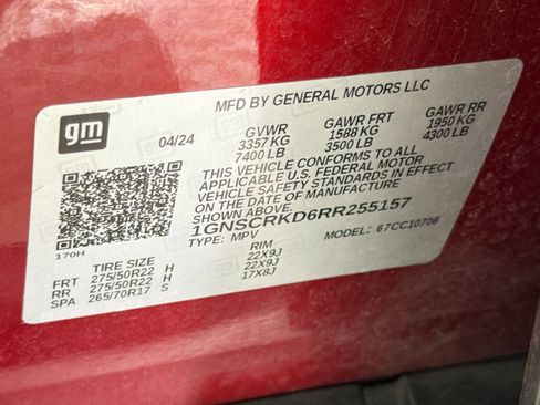Used 2024 Chevrolet Tahoe RST w/ Luxury Package RWD image 22