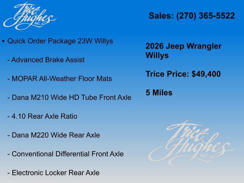 New 2026 Jeep Wrangler Unlimited Sport AWD/4WD image 7