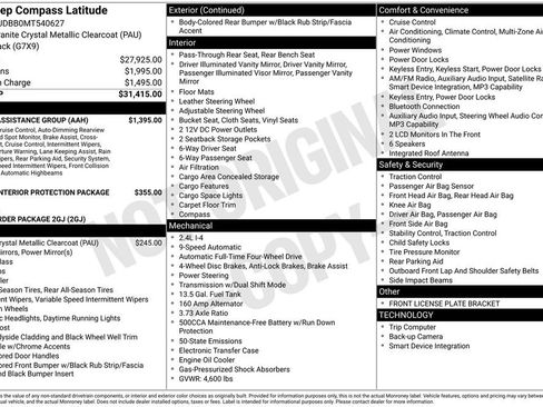 Used 2021 Jeep Compass Latitude w/ Driver Assistance Group image 17