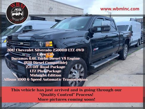 Used 2017 Chevrolet Silverado 2500 LTZ w/ Duramax Plus Package AWD/4WD image 1