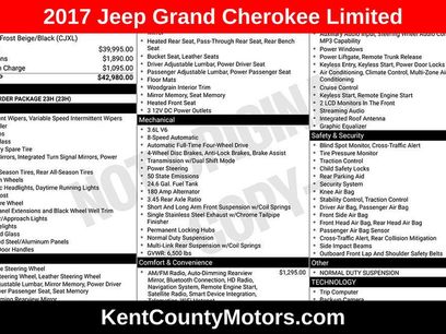Used 2017 Jeep Grand Cherokee Limited