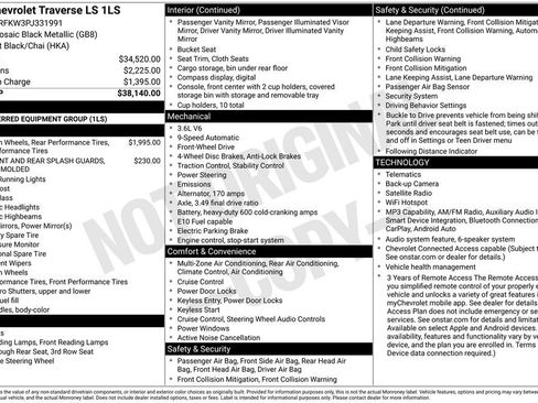 Used 2023 Chevrolet Traverse LS FWD image 2