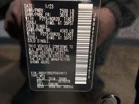 Used 2023 Nissan Armada SL w/ Midnight Edition Package image 6