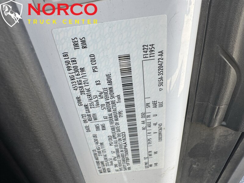 Used 2023 Ford Transit 350 148 High Roof Extended w/ Fleet Safety Package RWD image 24