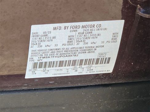 Used 2023 Ford Explorer Limited w/ Limited Technology Package image 27