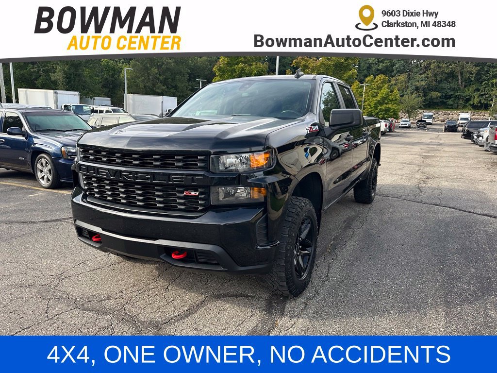 Used 2021 Chevrolet Silverado 1500 Custom Trail Boss w/ Safety Confidence Package AWD/4WD image 1