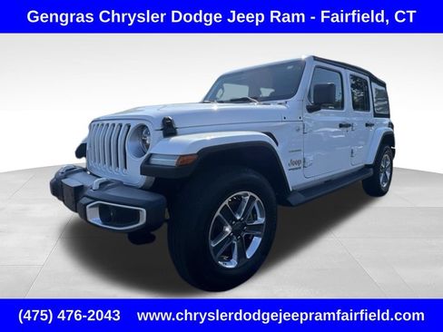 Used 2020 Jeep Wrangler Unlimited Sahara AWD/4WD image 2